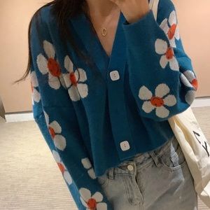 Yesstyle Flower Cardigan
